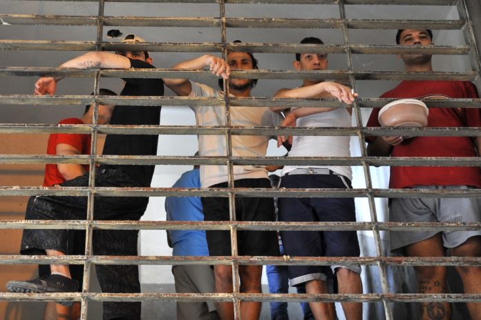 Prisoners in Roumieh Prison, Lebanon's largest detention facility, often facing challenges of overcrowding and limited resources. (Photo Credit Abbas Selman)